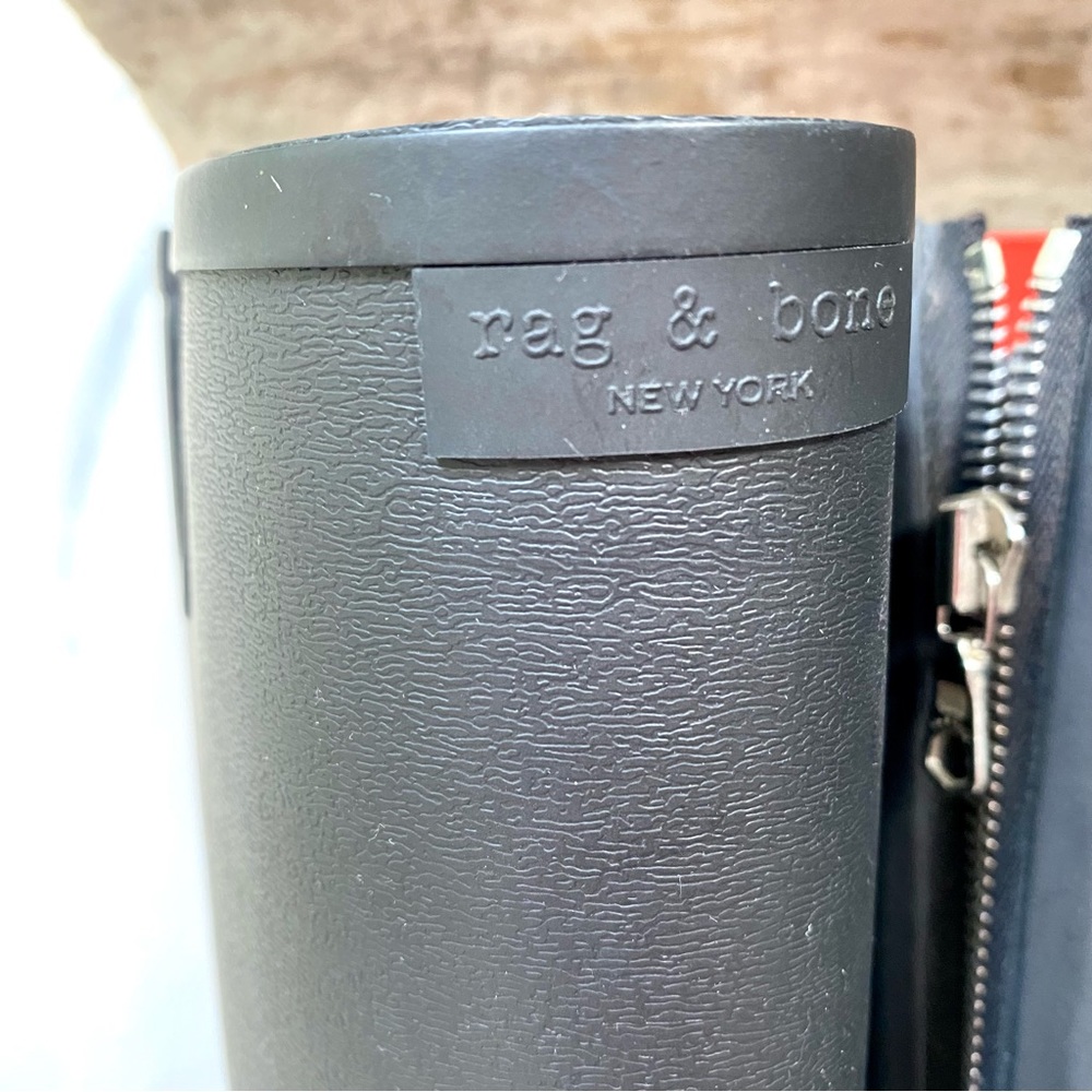 Rag & Bone Tall Riding rubber winter Boots Motto Rain boots-Hunter country vibe - Picture 7 of 13